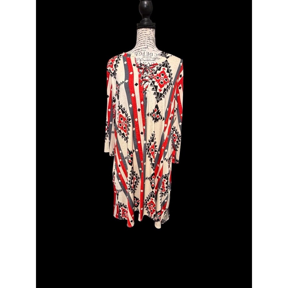 Lucky And Blessed Western Aztec Women’s Dress Size Large Rodeo Festivals